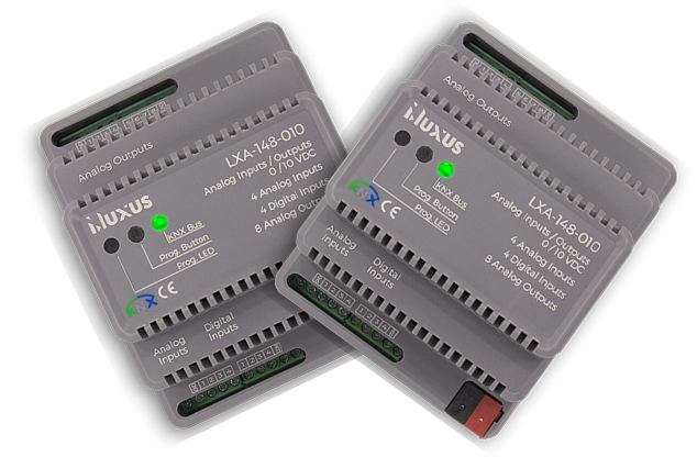 knx analog inputs outputs